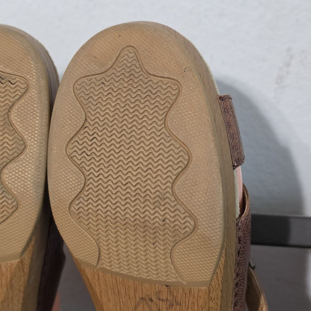 Dansko Sela Women's Comfort Wedge Sandals Clogs Size 40 (9.5-10) Brown - Picture 7 of 9